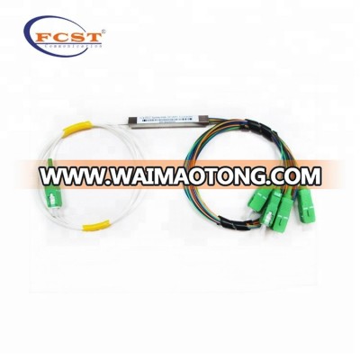 Prompt Supply Optical Fiber splitter 1 2 FC APC Fiber Optic Splitter PLC Planar Lightwave Circuit Splitter Price