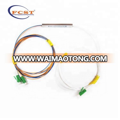 Prompt Supply Optical Fiber splitter 1 2 FC APC Fiber Optic Splitter PLC Planar Lightwave Circuit Splitter Price