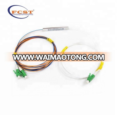 Prompt Supply Optical Fiber splitter 1 2 FC APC Fiber Optic Splitter PLC Planar Lightwave Circuit Splitter Price