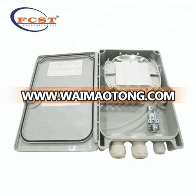 FCST02214 Wall and pole mountable Outdoor ABS plastic 16 24 core Terminal Box With Pigtail/PLC Splitter