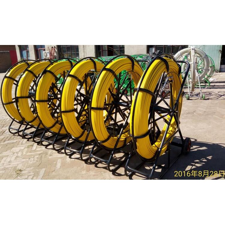 8mm 200m Fiberglass Reel Wire Fiber Cable Running Rod Duct Rodder Fishtape Puller